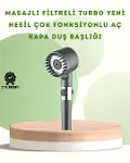 Banyo İçin Filtreli Duş Başlığı Pratik Kullanım-1