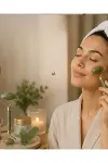 Doğal Jade Stone Yüz Masaj Seti Cilt Bakım ve Rahatlatıcı Bakım-1