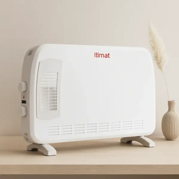 Konvektör Isıtıcı 2000W (3 Kademe, Ayarlı Termostat) - Büyük Boy