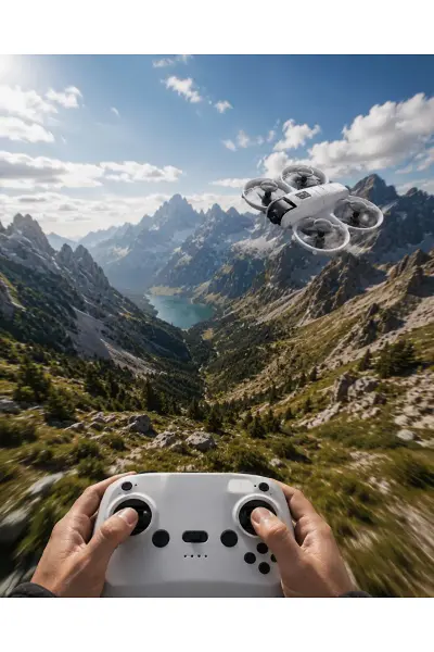 Çocuk ve Yetişkin Kullanımına Uygun Kameralı Akıllı Drone