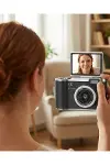 4K Video Çekim Özellikli Dijital Kamera 48 MP 8X Zoom ve 180 Derece Döner Ekranlı-1