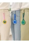 Anahtarlık Çanta Charmı Askılı og Dekoratif Saat Pembe-5