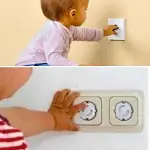 6 Parça Çocuk Güvenlik 3'lü Seti-2 Boy Çekmece,Dolap Kilidi ve 4 Adet Priz İçi Güvenlik Düğmesi-3
