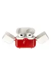 Apple Airpods 3 (3.nesil) Basmalı Kılıf - Kırmızı-Beyaz-3