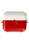 Apple Airpods 3 (3.nesil) Basmalı Kılıf - Kırmızı-Beyaz-1