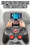 Game Stick Android Uyumlu Gamepad X3 Standlı Oyun Kolu Bluetooth Bağlantılı-1