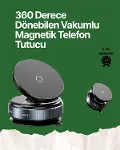 360° Ayarlanabilir Manyetik Araç Telefon Tutucu – Kompakt ve Pratik Tasarım-1