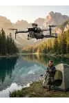 GPS Konumlandırmalı Çift Kameralı Drone Canlı Görüntü Aktarımlı-2
