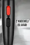 Tüm Saç Tiplerine Uygun, İki Kademeli Hız Ayarlı Fön Makinesi-3