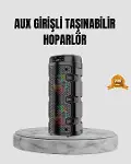 Taşınabilir Bluetooth Hoparlör Çift Sürücü Güçlü Bas HD Ses Çoklu Bağlantı-1
