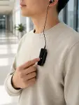 Tek Kulaklıklı Bluetooth Kulaklık Klipsli Mini Taşınabilir Müzik ve Görüşme Cihazı-2