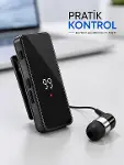 Tek Kulaklıklı Bluetooth Kulaklık Klipsli Mini Taşınabilir Müzik ve Görüşme Cihazı-3