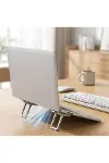 1 Çift Yapışkanlı Katlanabilir Laptop Standı – Mini Notebook Yükseltici, Taşınabilir Kaymaz Laptop A-2