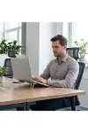 1 Çift Yapışkanlı Katlanabilir Laptop Standı – Mini Notebook Yükseltici, Taşınabilir Kaymaz Laptop A-3