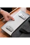 1 Çift Yapışkanlı Katlanabilir Laptop Standı – Mini Notebook Yükseltici, Taşınabilir Kaymaz Laptop A-4