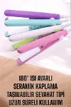 180°C Isı ve Uzun Süre Kalıcı Düzlük Sağlayan Mini Saç Düzleştirici-4