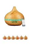 Hava Nemlendirici 7 Led Işıklı Aromatik Oda Kokusu 550 Ml Kahve Aroma Difüzörü Buhar Makinası-1