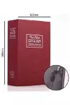 Kitap Görünümlü Gizli Kasa Büyük Boy Anahtarlı Kilitli Para Kasası-4