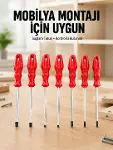 Çeşitli Vidalama İşleri İçin 7li Tornavida Takımı-1
