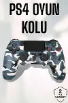 PS4 Oyun Kolu Kamuflaj Desenli Joystick-1