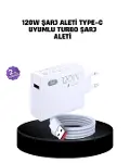 120W Turbo Destekli Hızlı Şarj Cihazı Type-C Uyumlu Akım Korumalı-1
