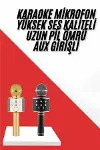 Karaoke Mikrofon Dahili Hoparlörlü Sd-usb-aux Girişli Bluetooth Hoparlör-2