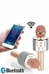 Karaoke Mikrofon Dahili Hoparlörlü Sd-usb-aux Girişli Bluetooth Hoparlör-3
