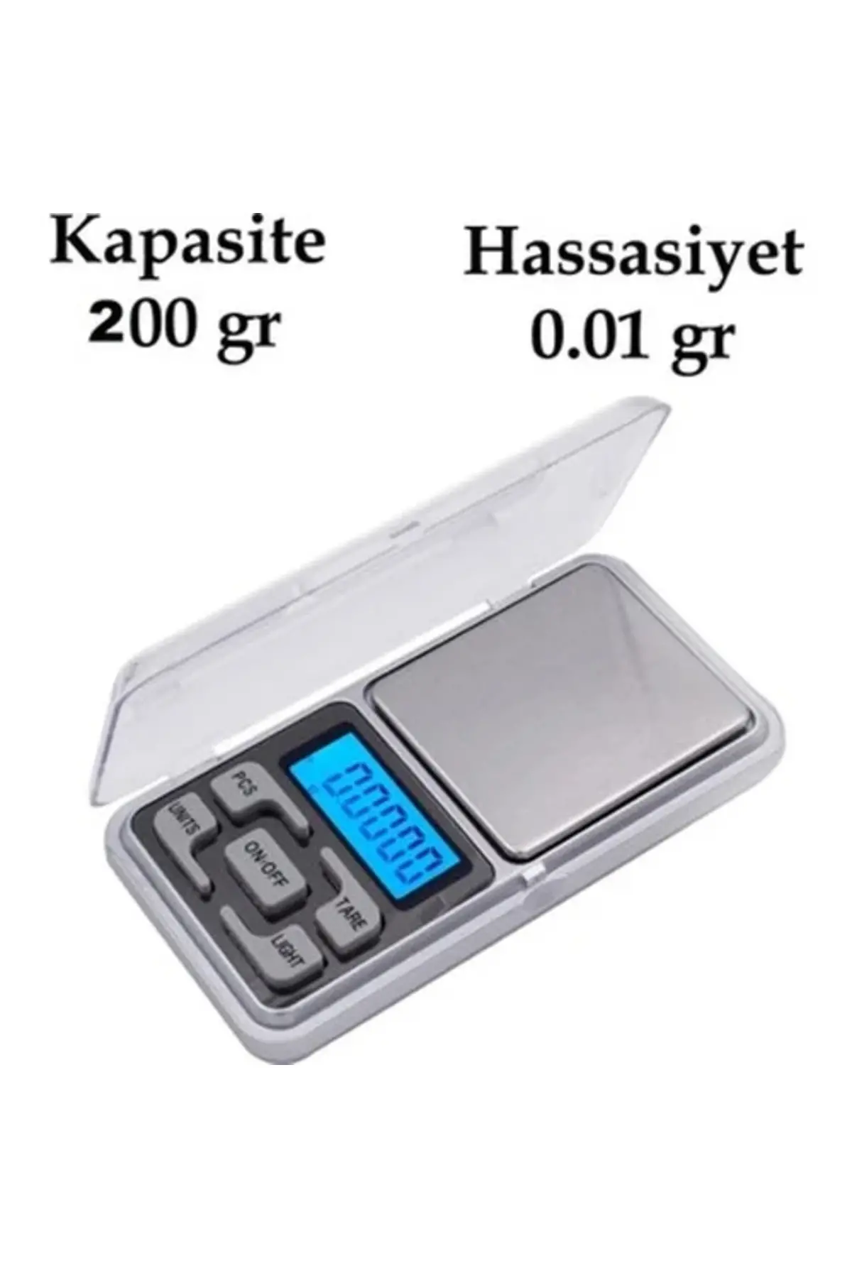 Dijital Hassas Elektronik Kuyumcu Cep Terazisi Tartı 200 gr 0.01 gr