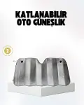 Otomobil Güneşliği – Katlanabilir Tasarım ve Süngerli Isı Yalıtımı-1