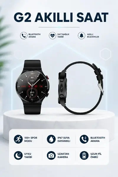 G42 AKILLI SAAT IOS ve ANDROİD CİHAZLARLA UYUMLU