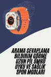 2025 Model Akıllı Saat Çift Kordon Ios Ve Android Arama Cevaplama Sesli Asistan-2