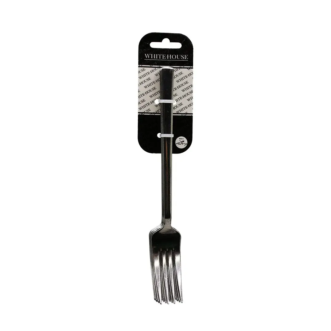 6 Parça Eko Çubuk Sade Metal Yemek Çatal 2MM