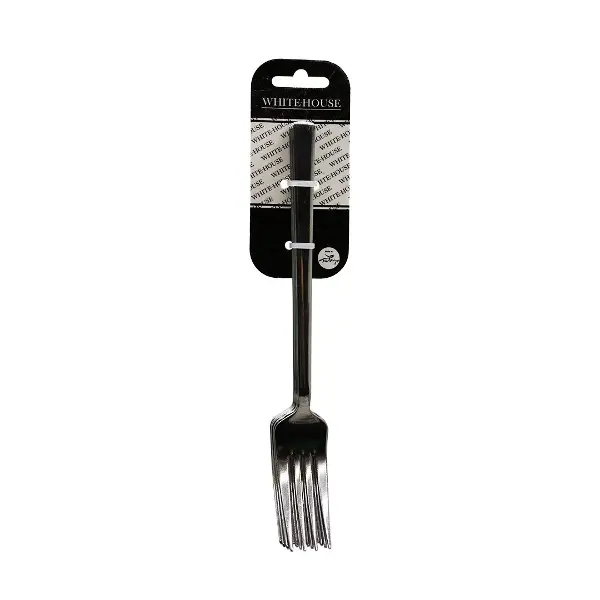 6 Parça Eko Çubuk Sade Metal Yemek Çatal 2MM