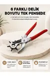 Delme Pensesi 6 Başlıklı Çok Amaçlı Paslanmaz Çelik Ergonok-1