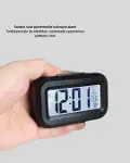 Sensörlü Dijital Masa Saati Alarm ve Sıcaklık Göstergeli-3