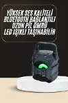 Bluetooth Hoparlör Android ve İOS Uyumlu Ses Bombası USB Girişli Taşınabilir-1
