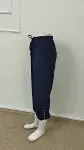 Kadın Beli Lastikli Bağcıklı Düğme Detaylı Pantolon-5