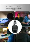 Ergonok Konforlu Kablosuz Kulak Üstü Bluetooth Kulaklık Yeni Nesil-4