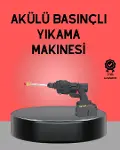 Akülü Basınçlı Yıkama Tabancası 450PSI Su Püskürtme Makinesi-1