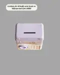 Işıklı Sesli Şifreli Otomatik Para Çeken Kumbara Mor-4