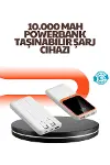 Taşınabilir 10000 mAh Powerbank Dijital Göstergeli, Type-C ve USB Çıkışlı-1