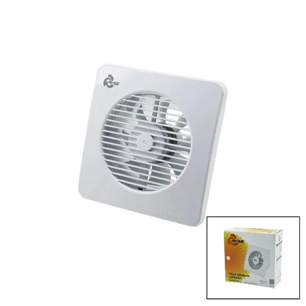 Plastik Aspiratör 150 6İNÇ Banyo Tuvalet Havalandırma Aspiratörü 20W 320M3/H EBT-150