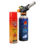 3 Parça Profesyonel Pürmüz Seti Pürmüz Torch Çakmak Başlık- Kamp Gazı 400ml- Çakmak Gazı 270-2