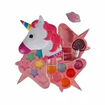 2602 Unicorn Şekilli 3 Katlı Makyaj Güzellik Seti-1