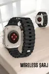 45 MM Gri Kasa Ultra Akıllı Saat Sesli Görüşme, Sağlık Takibi, Suya Dayanıklı-2