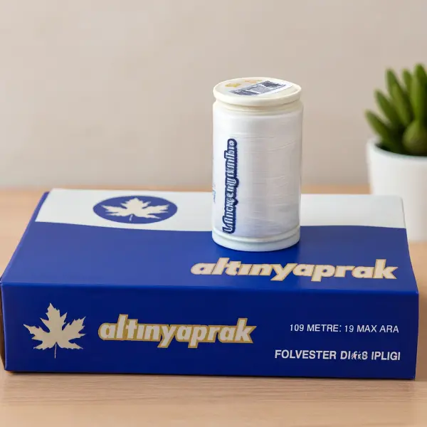 Beyaz Dikiş İpi 100 m - 12'li Paket