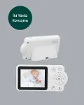 Ebeveyn Kontrollü 2.8 İnç Bebek Monitörü Güvenli İzleme-3