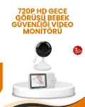 Ebeveyn Kontrollü 2.8 İnç Bebek Monitörü Güvenli İzleme-1