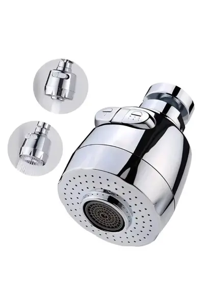 SN-27114 2 Kademeli Tasarruflu Musluk Başlığı 360 Derece