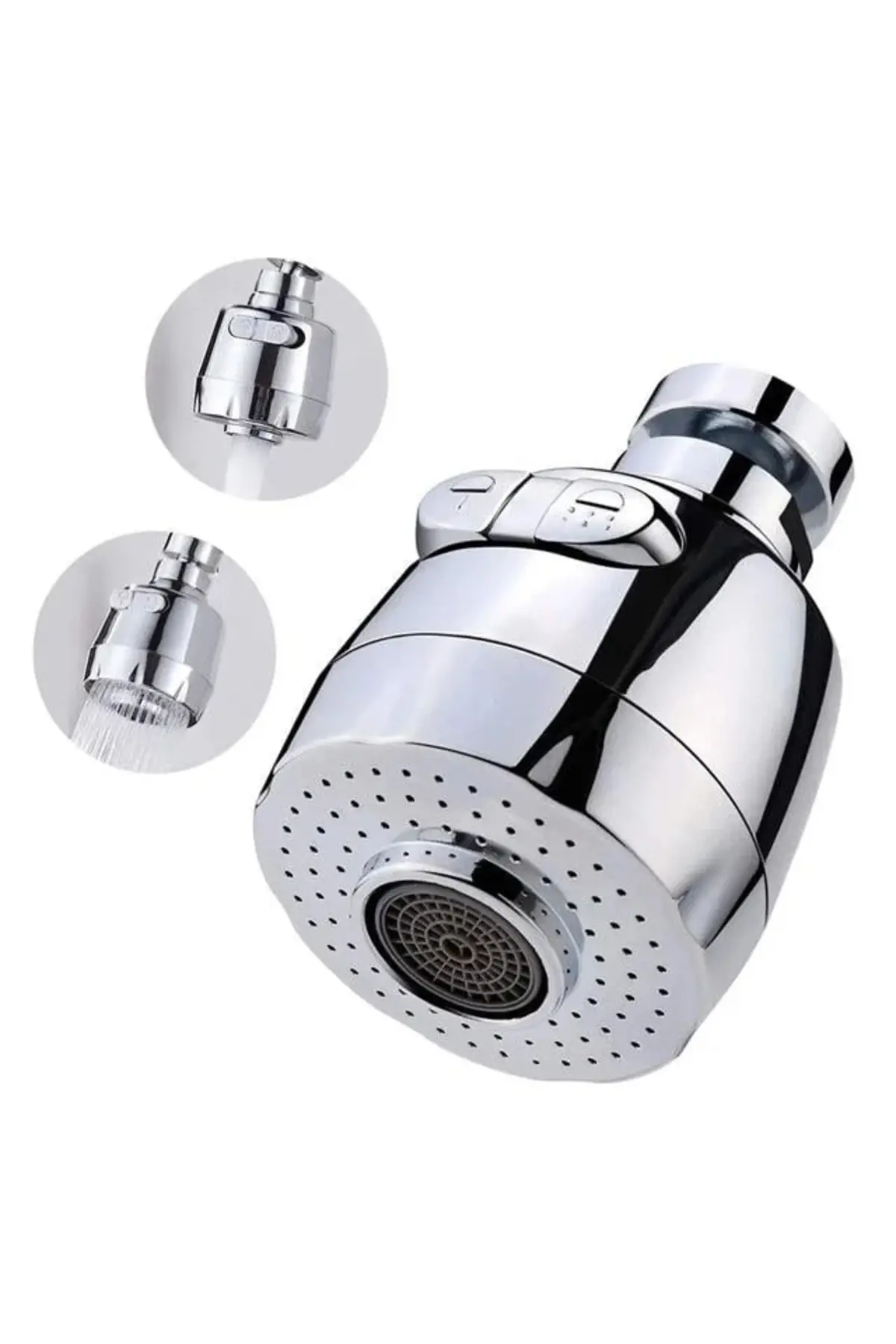 SN-27114 2 Kademeli Tasarruflu Musluk Başlığı 360 Derece